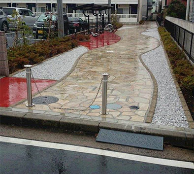 鶴見区内アパート外構