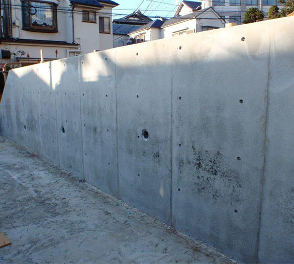 個人邸擁壁工事